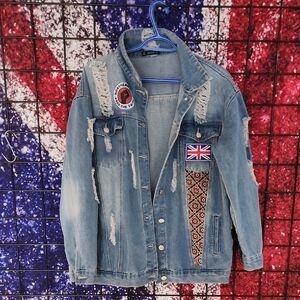 🇬🇧 Custom Northern Soul Denim Jacket | One-of-a-Kind | Designed By Little Brit